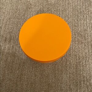 Clear pumpkin treat container never used